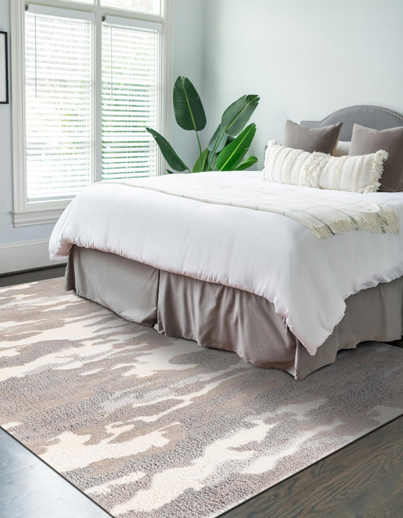 Sienna Collection Area Rug -  Veneto Rectangle Cloud Gray  lifestyle 5
