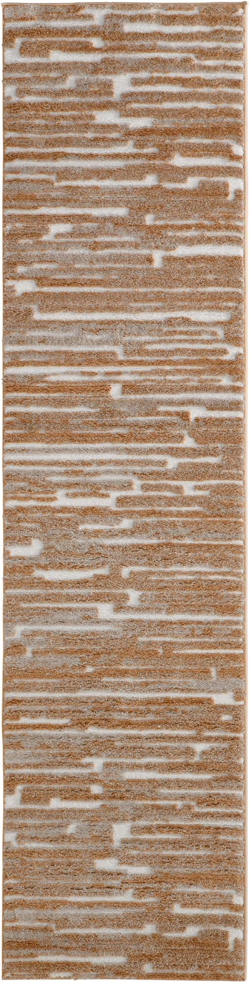 Sienna Collection Area Rug -  Rome Runner Caramel and Ivory  lifestyle 125