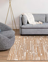 Sienna Collection Area Rug -  Rome Rectangle Caramel and Ivory  lifestyle 11
