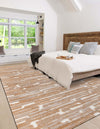 Sienna Collection Area Rug -  Rome Rectangle Caramel and Ivory  lifestyle 17