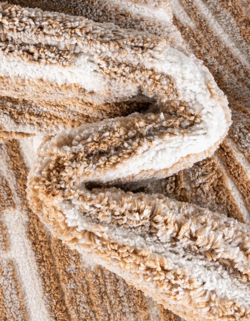 Sienna Collection Area Rug -  Rome Rectangle Caramel and Ivory  lifestyle 29