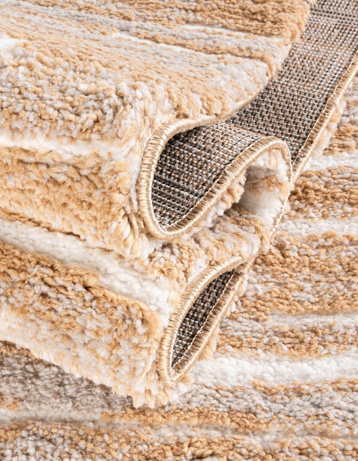Sienna Collection Area Rug -  Rome Rectangle Caramel and Ivory  lifestyle 44