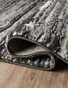 Sienna Collection Area Rug -  Rome Rectangle Black and Ivory  lifestyle 31
