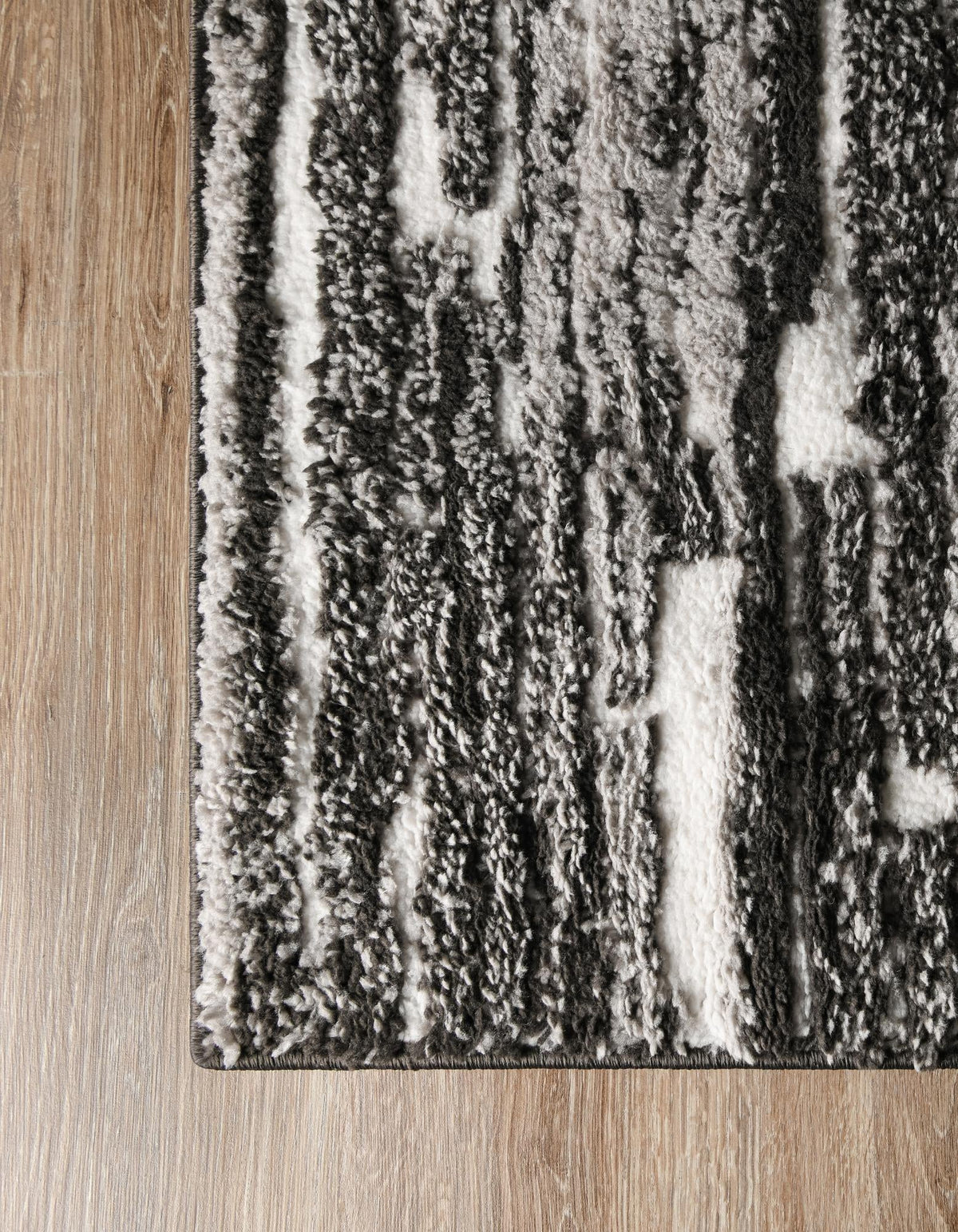 Sienna Collection Area Rug -  Rome Rectangle Black and Ivory  lifestyle 33