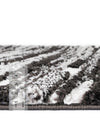 Sienna Collection Area Rug -  Rome Rectangle Black and Ivory  lifestyle 19