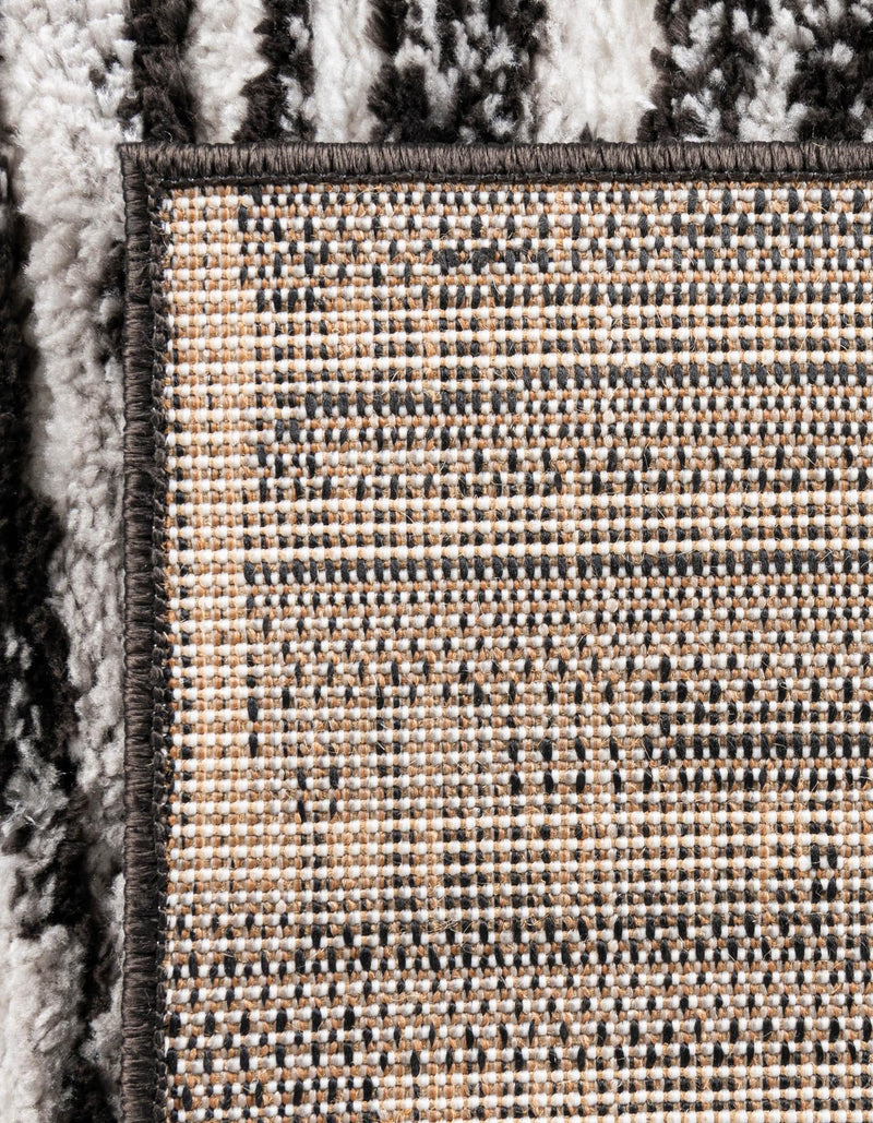 Sienna Collection Area Rug -  Rome Rectangle Black and Ivory  lifestyle 31