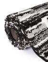 Sienna Collection Area Rug -  Rome Rectangle Black and Ivory  lifestyle 40
