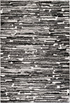 Sienna Collection Area Rug -  Rome Rectangle Black and Ivory  lifestyle 2