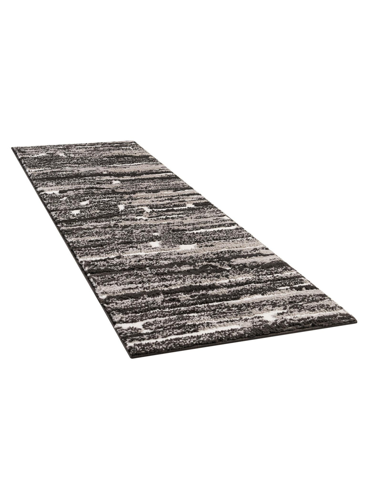 Sienna Collection Area Rug -  Rome Runner Black and Ivory  lifestyle 82
