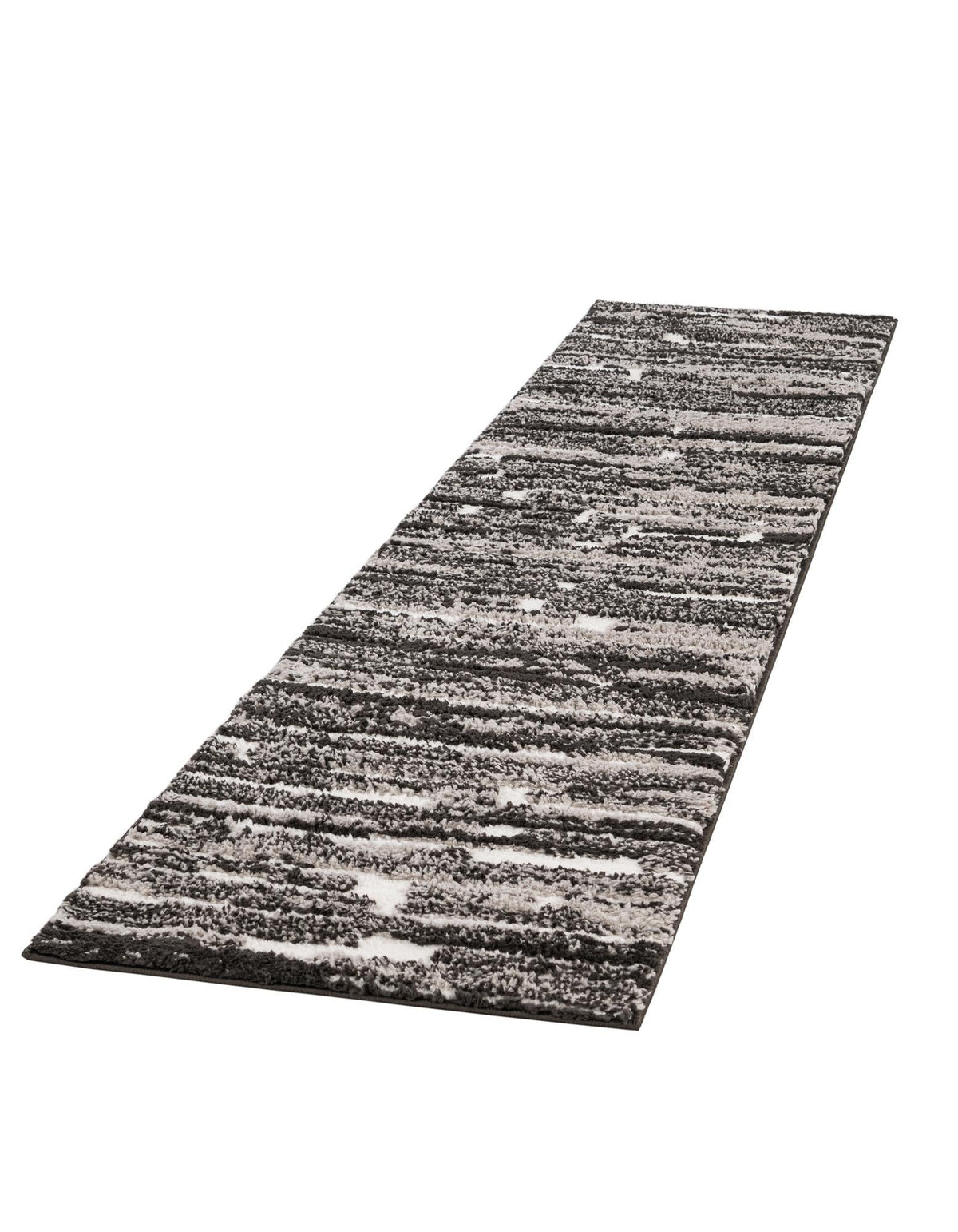 Sienna Collection Area Rug -  Rome Runner Black and Ivory  lifestyle 70