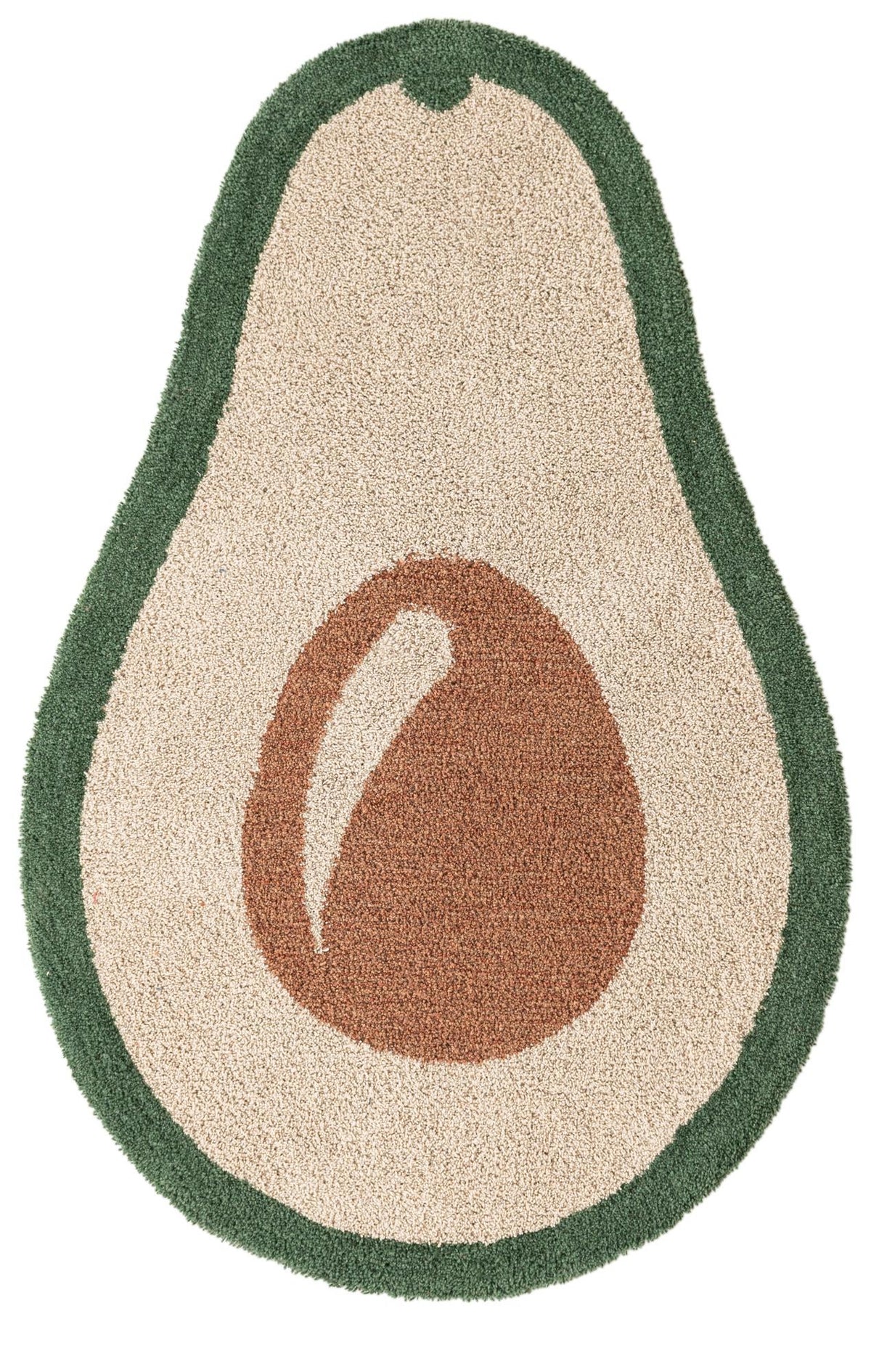 Shepherd's Glen Wool Collection Area Rug -  Sequoia Rectangle Green and Ivory Main