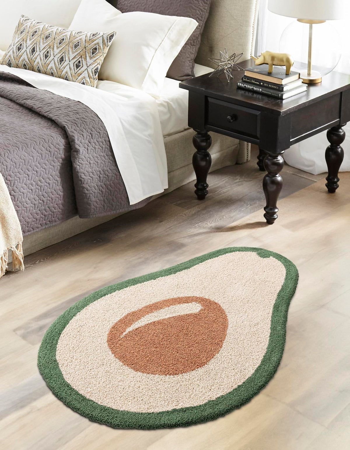 Shepherd's Glen Wool Collection Area Rug -  Sequoia Rectangle Green and Ivory  lifestyle 4