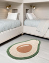 Shepherd's Glen Wool Collection Area Rug -  Sequoia Rectangle Green and Ivory  lifestyle 5