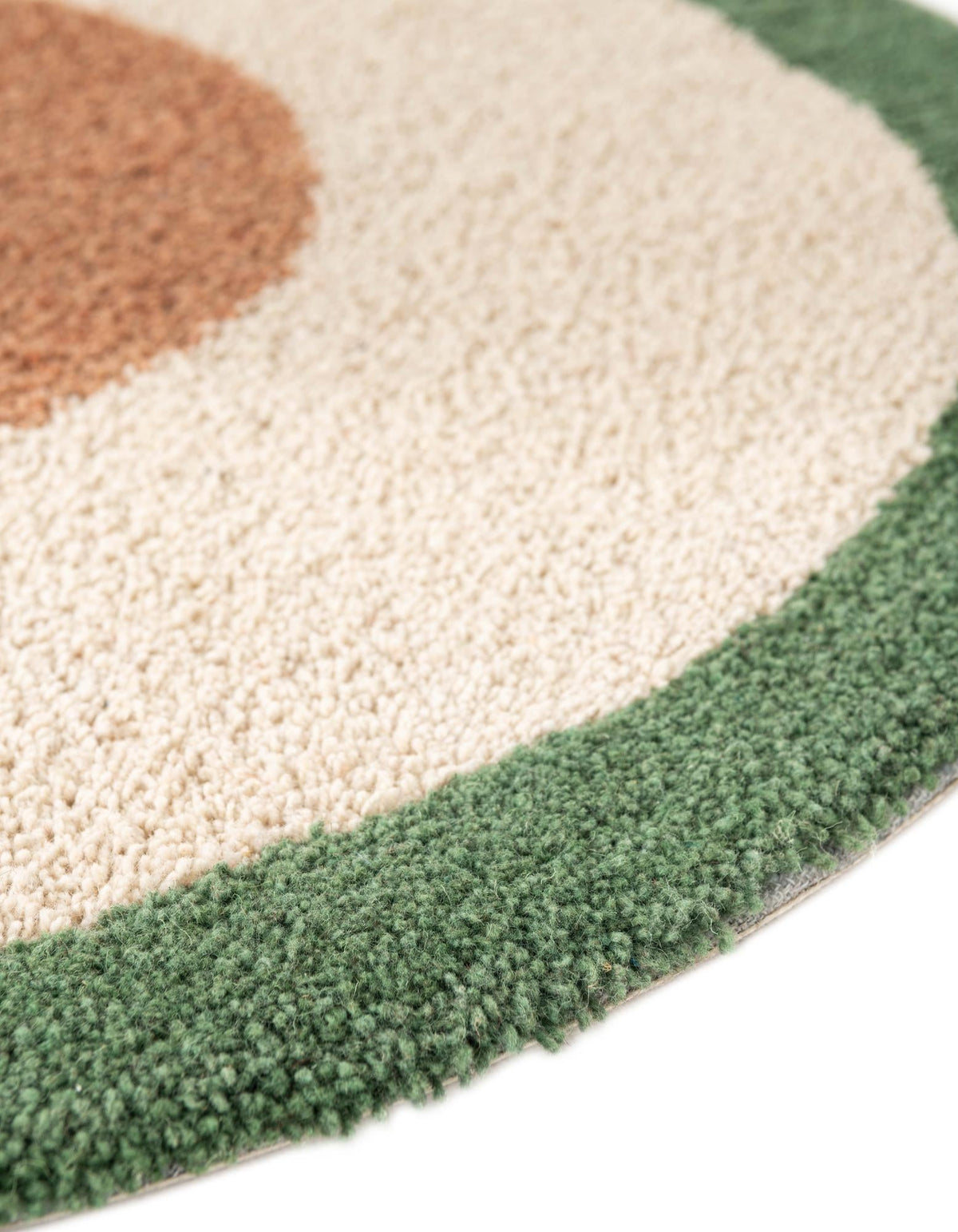 Shepherd's Glen Wool Collection Area Rug -  Sequoia Rectangle Green and Ivory  lifestyle 8
