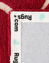 Shepherd's Glen Wool Collection Area Rug -  Meadowlark Rectangle Red and Ivory  lifestyle 9