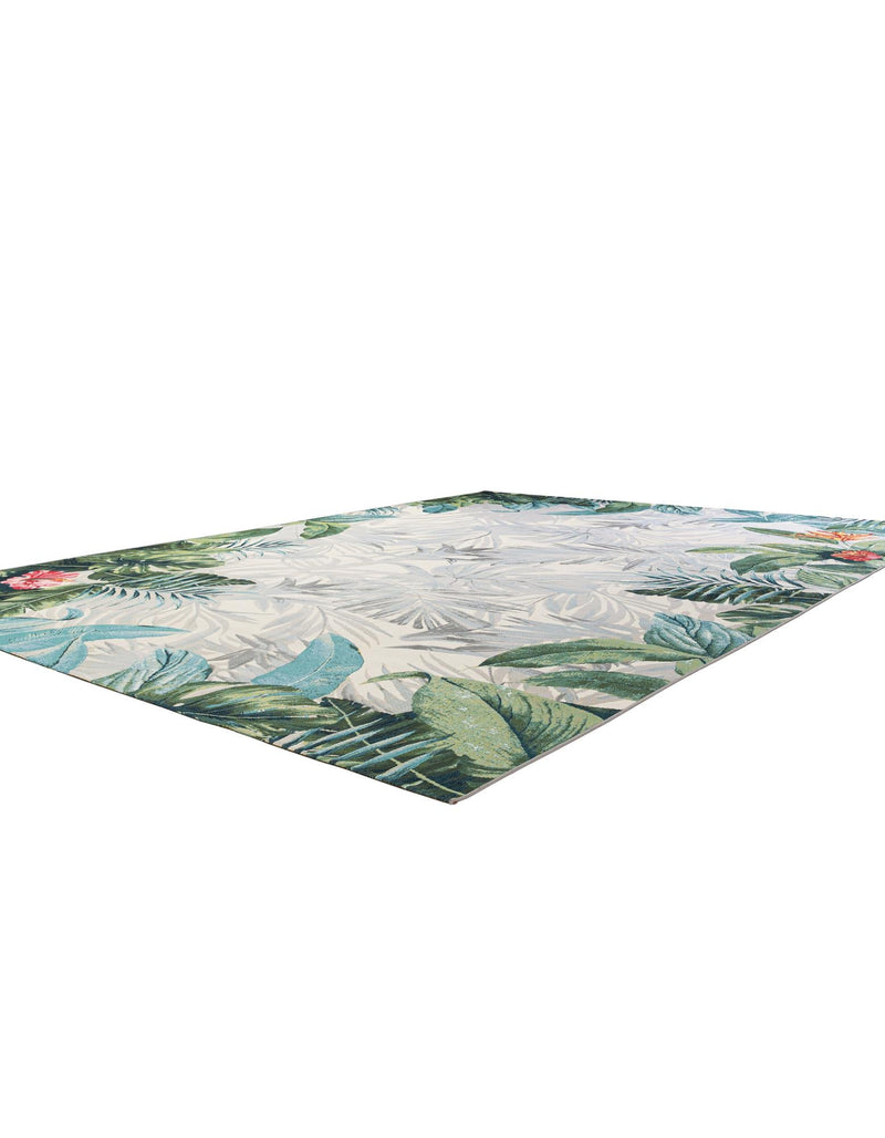 Seaside Blooms Collection Area Rug -  Paradise Rectangle Multi  lifestyle 4