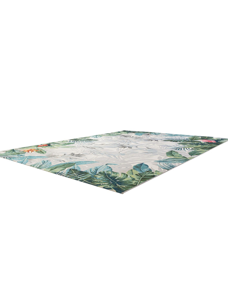 Seaside Blooms Collection Area Rug -  Paradise Rectangle Multi  lifestyle 7
