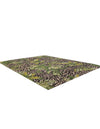 Seaside Blooms Collection Area Rug -  Lotus Rectangle Green  lifestyle 5
