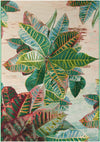 Seaside Blooms Collection Area Rug -  Fern Rectangle Multi  lifestyle 2