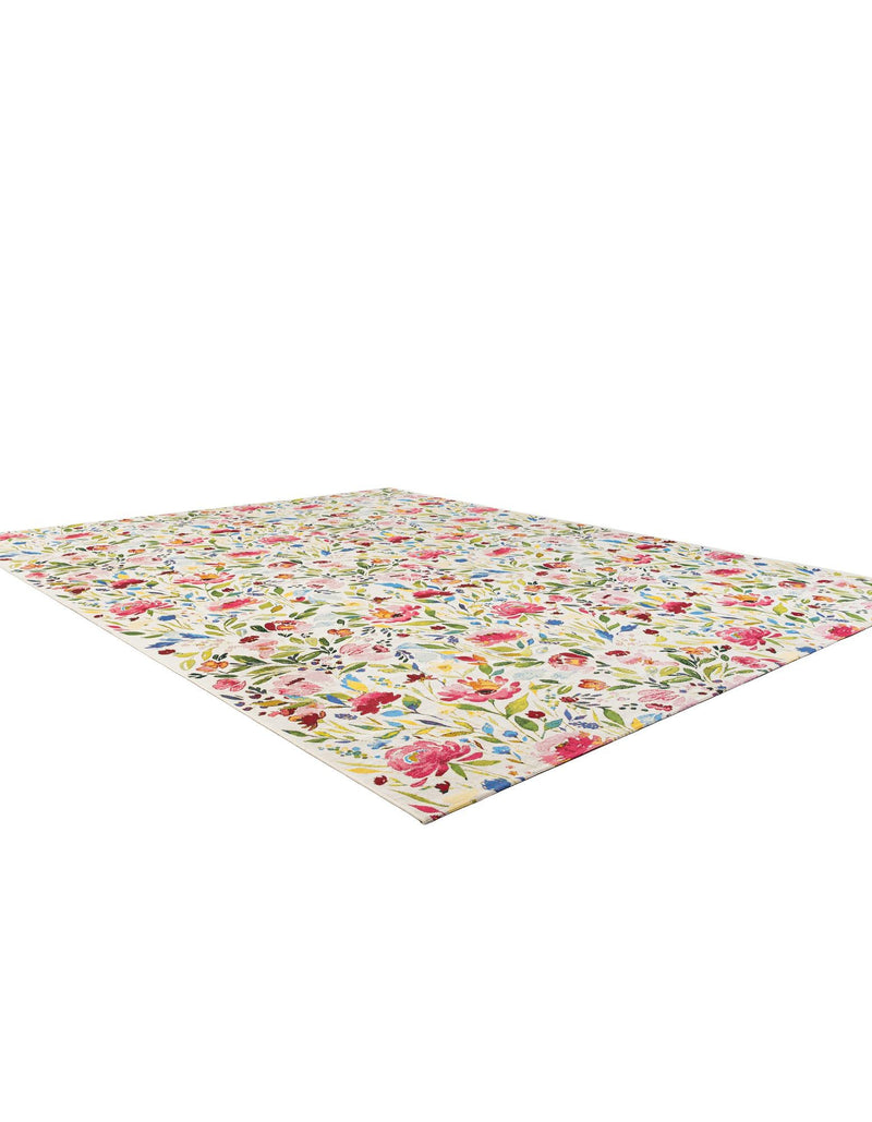 Seaside Blooms Collection Area Rug -  Meadow Rectangle Multi  lifestyle 9