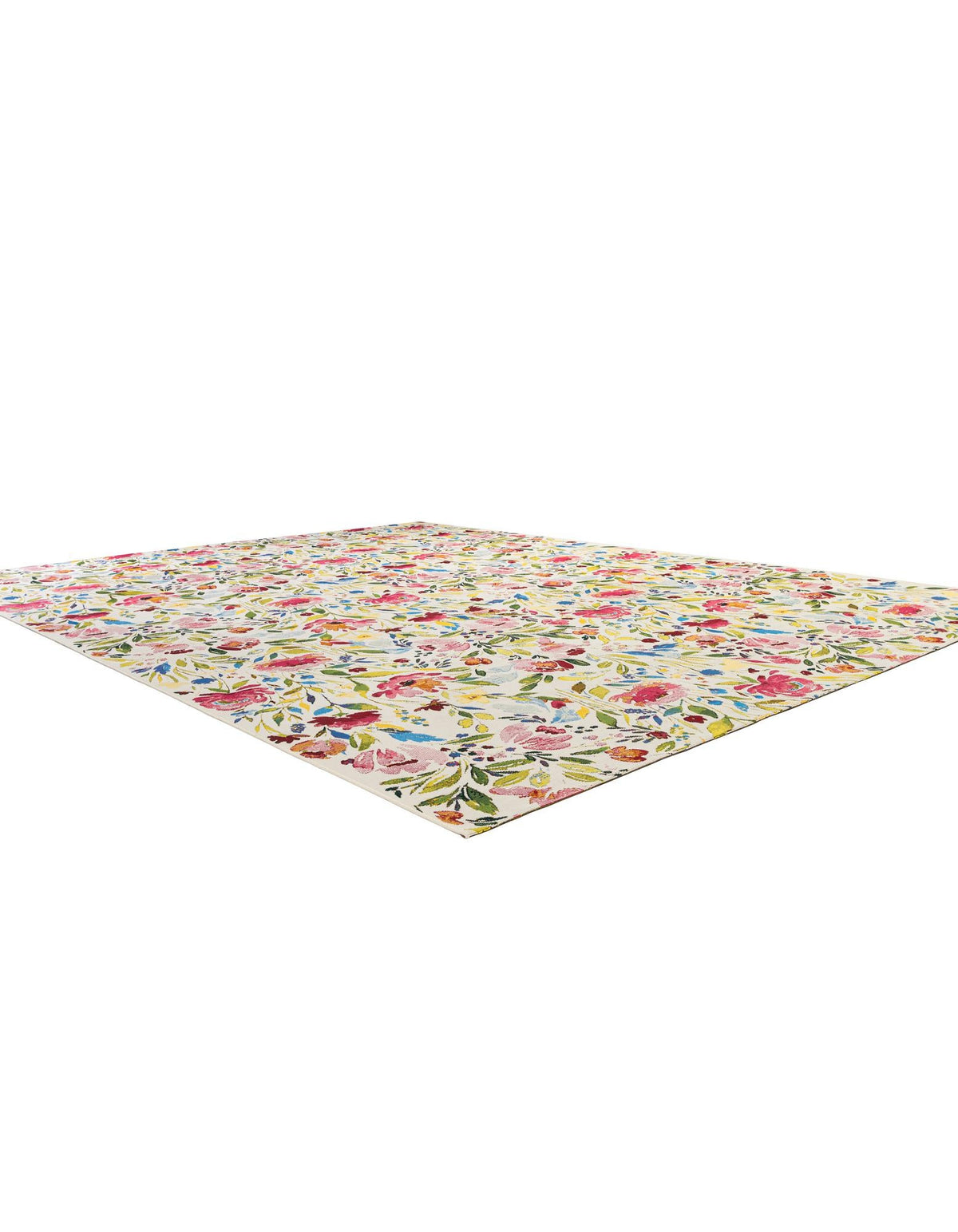Seaside Blooms Collection Area Rug -  Meadow Rectangle Multi  lifestyle 10