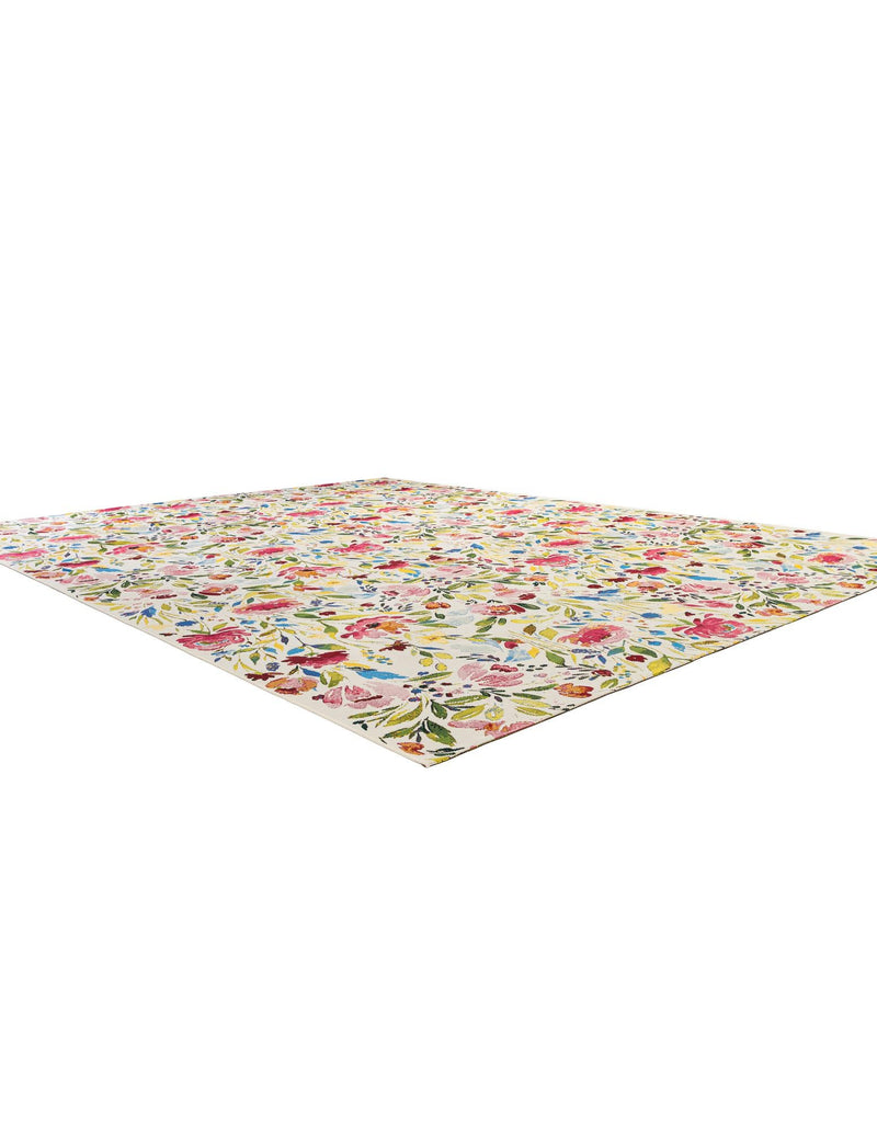 Seaside Blooms Collection Area Rug -  Meadow Rectangle Multi  lifestyle 10