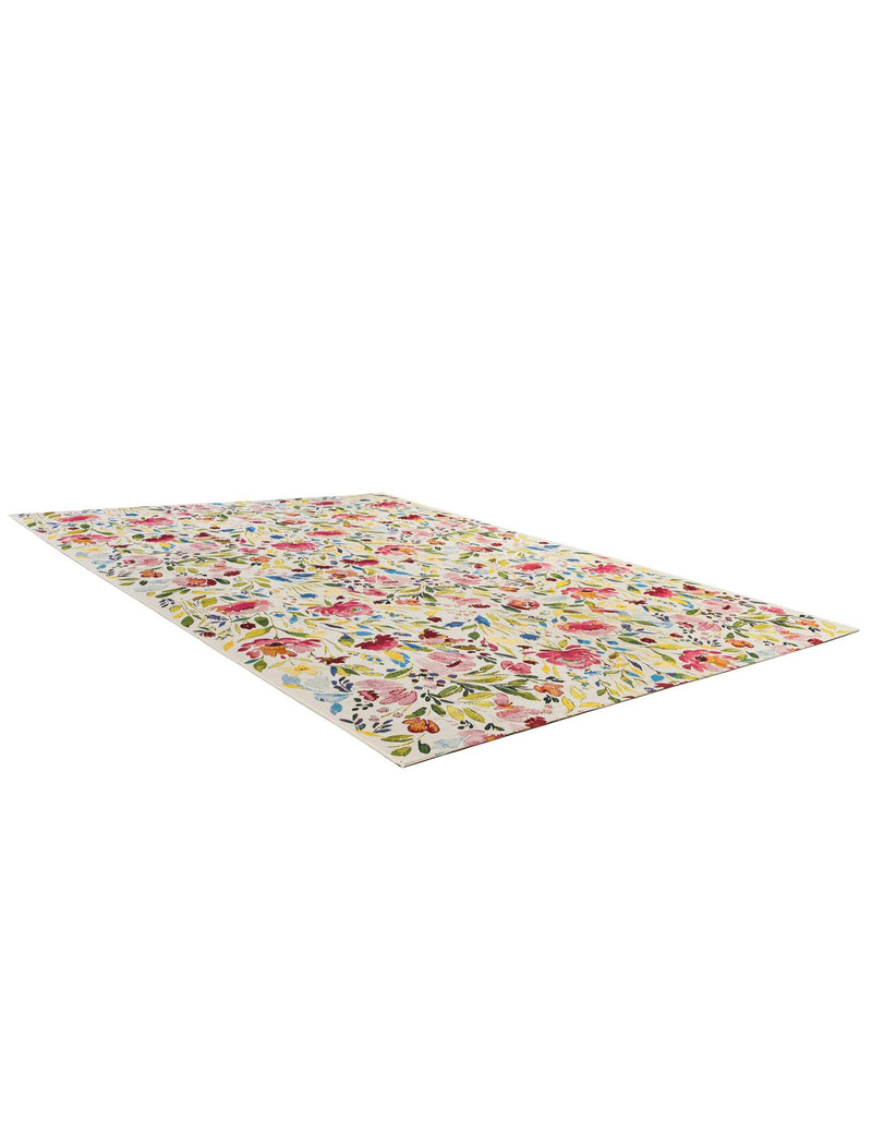 Seaside Blooms Collection Area Rug -  Meadow Rectangle Multi  lifestyle 6