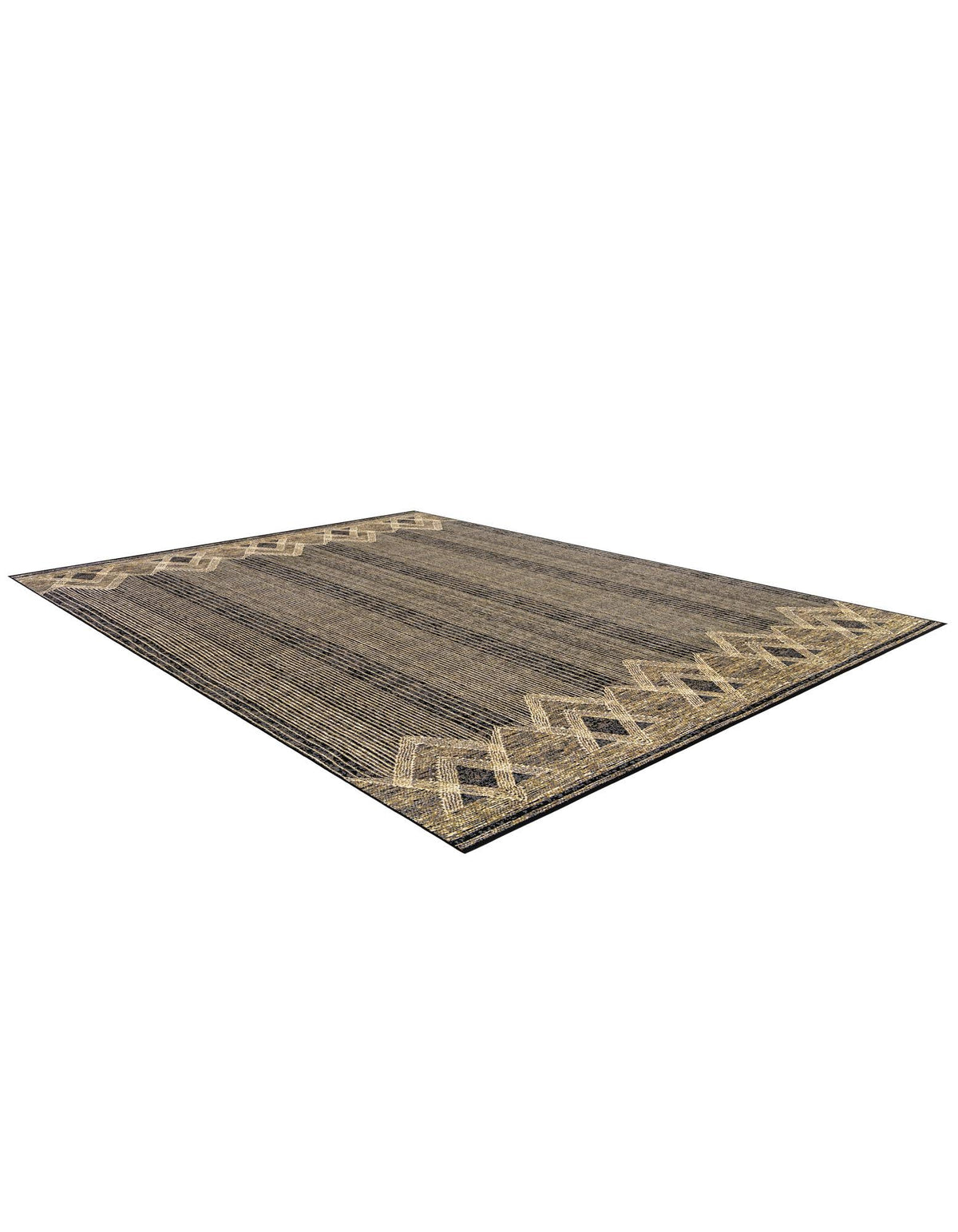 Urban Terrace Collection Area Rug -  Loft Rectangle Charcoal  lifestyle 9