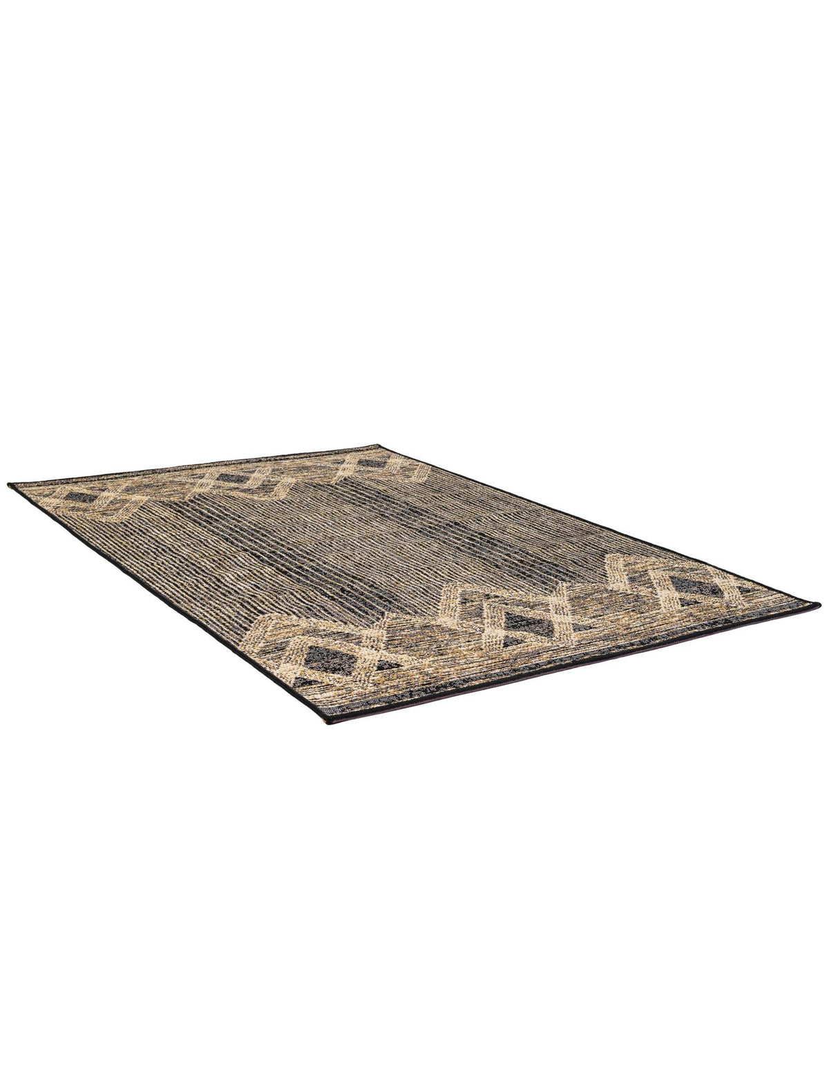 Urban Terrace Collection Area Rug -  Loft Rectangle Charcoal  lifestyle 6