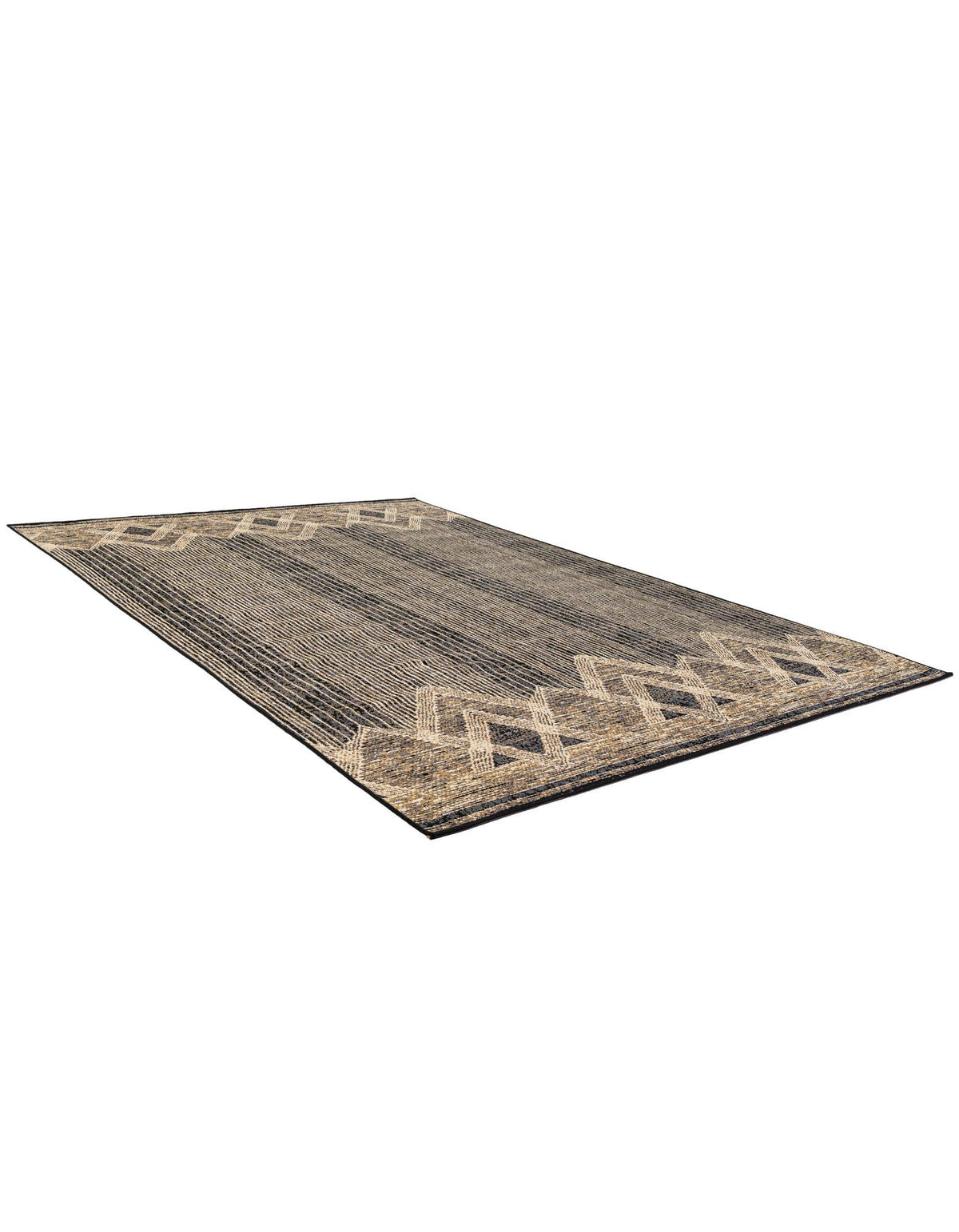 Urban Terrace Collection Area Rug -  Loft Rectangle Charcoal  lifestyle 7