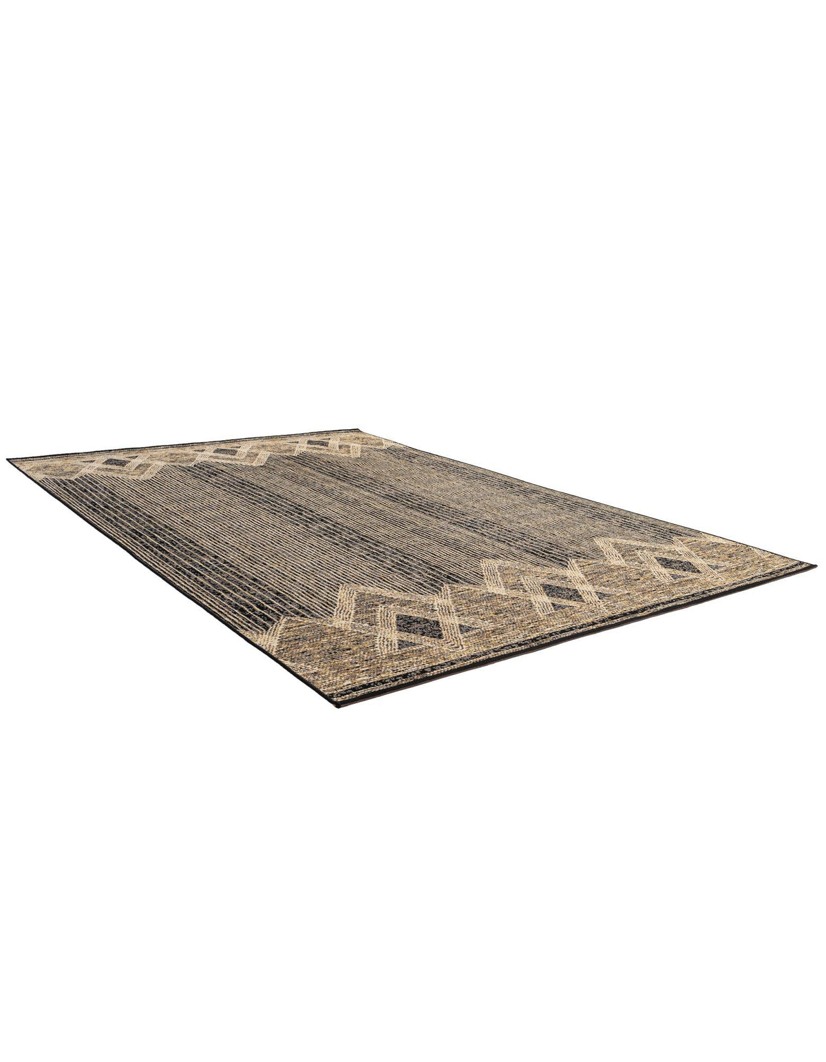 Urban Terrace Collection Area Rug -  Loft Rectangle Charcoal  lifestyle 8