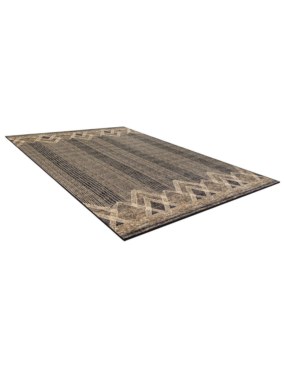 Urban Terrace Collection Area Rug -  Loft Rectangle Charcoal  lifestyle 3