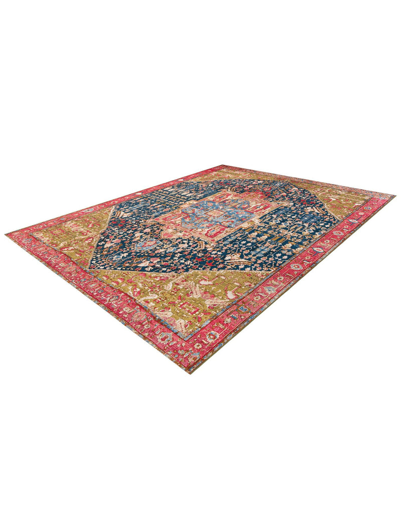 Patio Heritage Collection Area Rug -  Sanctuary Rectangle Multi  lifestyle 4