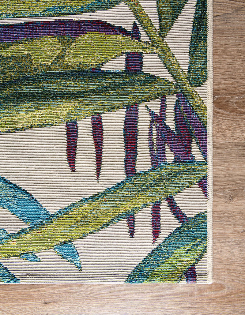 Seaside Blooms Collection Area Rug -  Arcadia Rectangle Multi  lifestyle 15