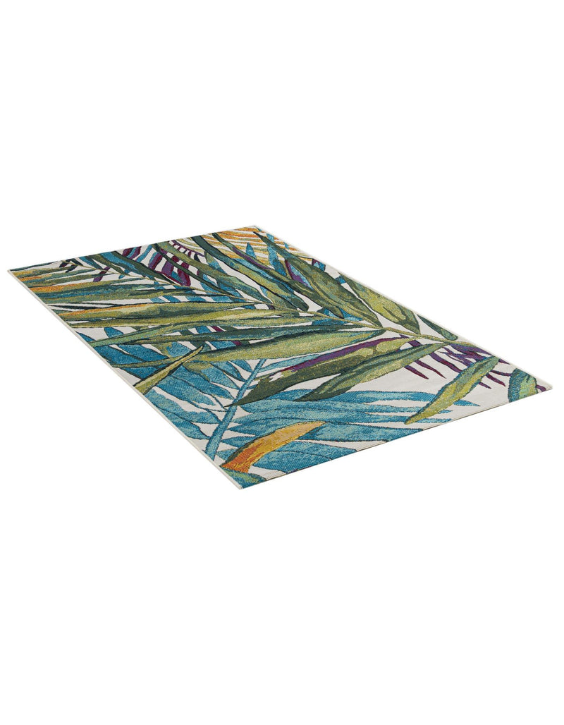 Seaside Blooms Collection Area Rug -  Arcadia Rectangle Multi  lifestyle 7