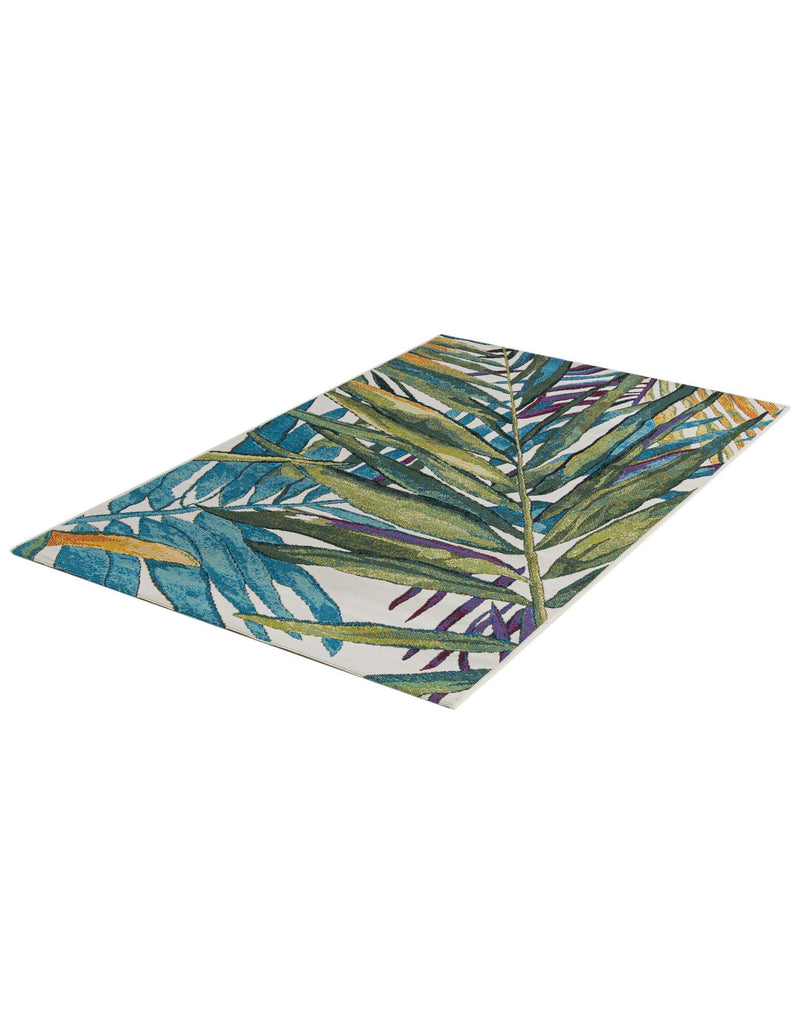 Seaside Blooms Collection Area Rug -  Arcadia Rectangle Multi  lifestyle 8