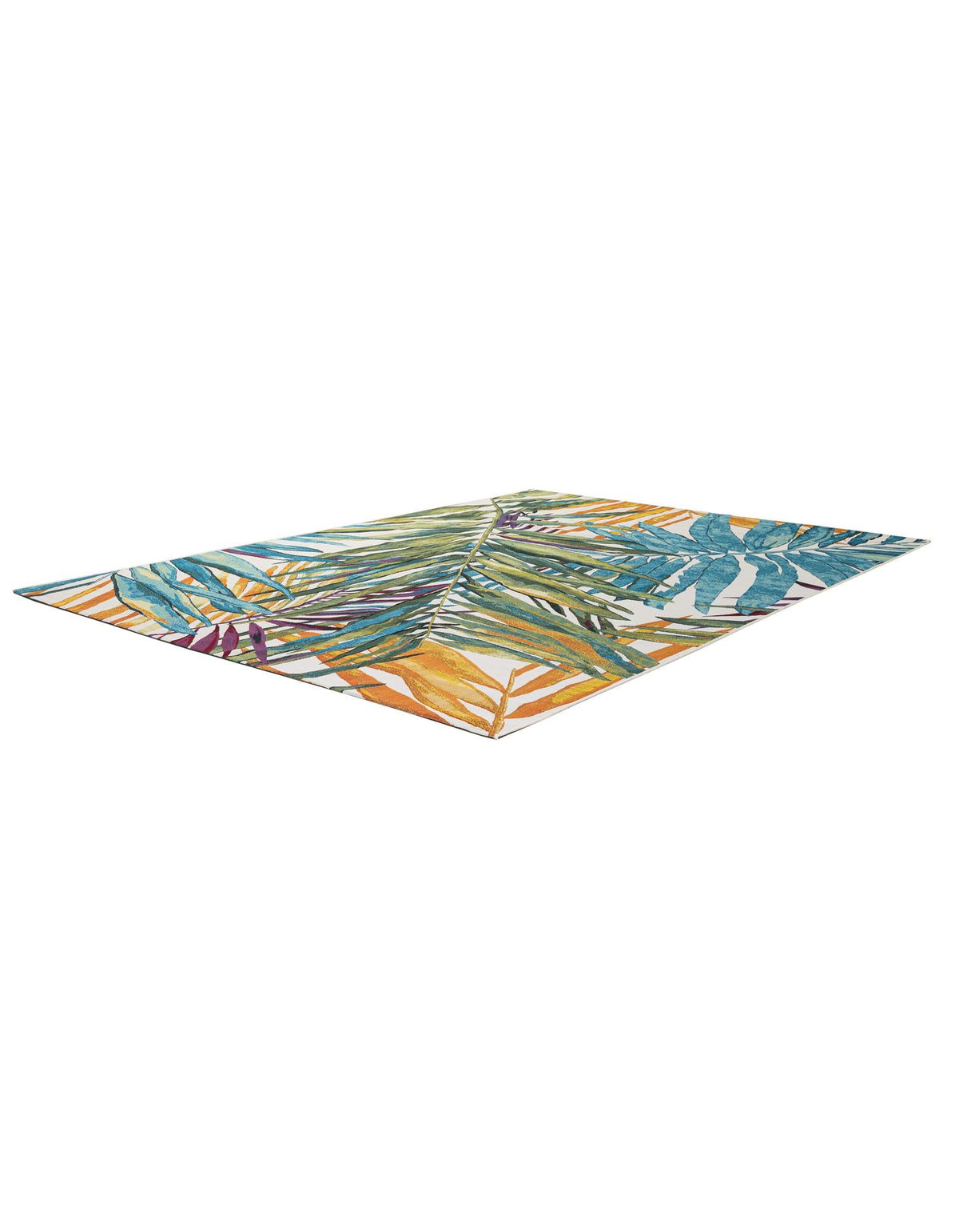 Seaside Blooms Collection Area Rug -  Arcadia Rectangle Multi  lifestyle 6