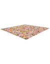 Seaside Blooms Collection Area Rug -  Marseilles Square Multi  lifestyle 12