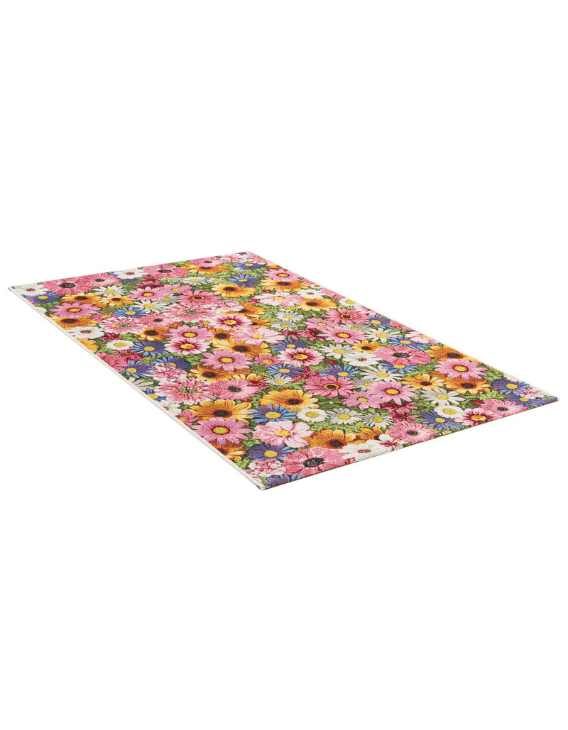 Seaside Blooms Collection Area Rug -  Marseilles Rectangle Multi  lifestyle 17
