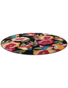 Seaside Blooms Collection Area Rug -  Versailles Round Multi  lifestyle 18