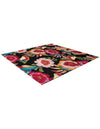 Seaside Blooms Collection Area Rug -  Versailles Square Multi  lifestyle 28