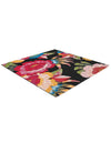 Seaside Blooms Collection Area Rug -  Versailles Square Multi  lifestyle 31