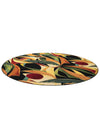 Seaside Blooms Collection Area Rug -  Tivoli Round Multi  lifestyle 18