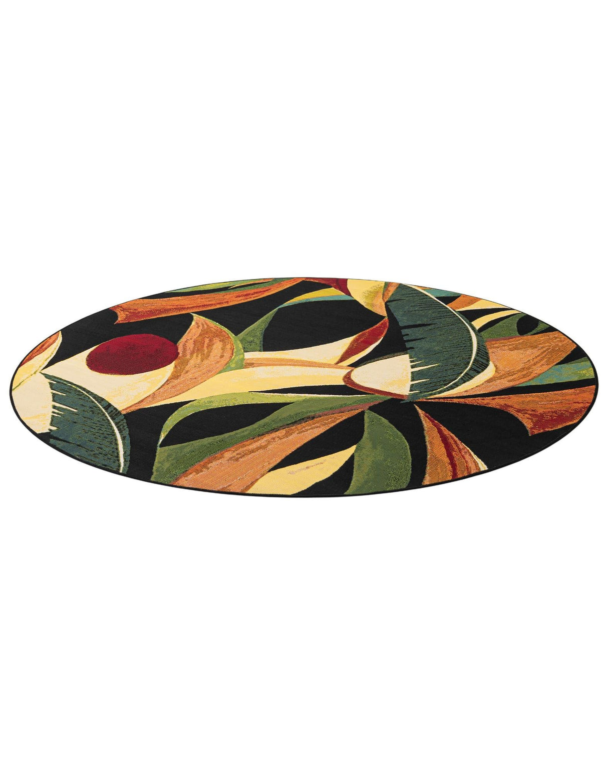 Seaside Blooms Collection Area Rug -  Tivoli Round Multi  lifestyle 20