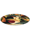 Seaside Blooms Collection Area Rug -  Tivoli Round Multi  lifestyle 21