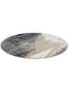 Copenhagen Edge Collection Area Rug - Nyhavn Round Blue  lifestyle 52