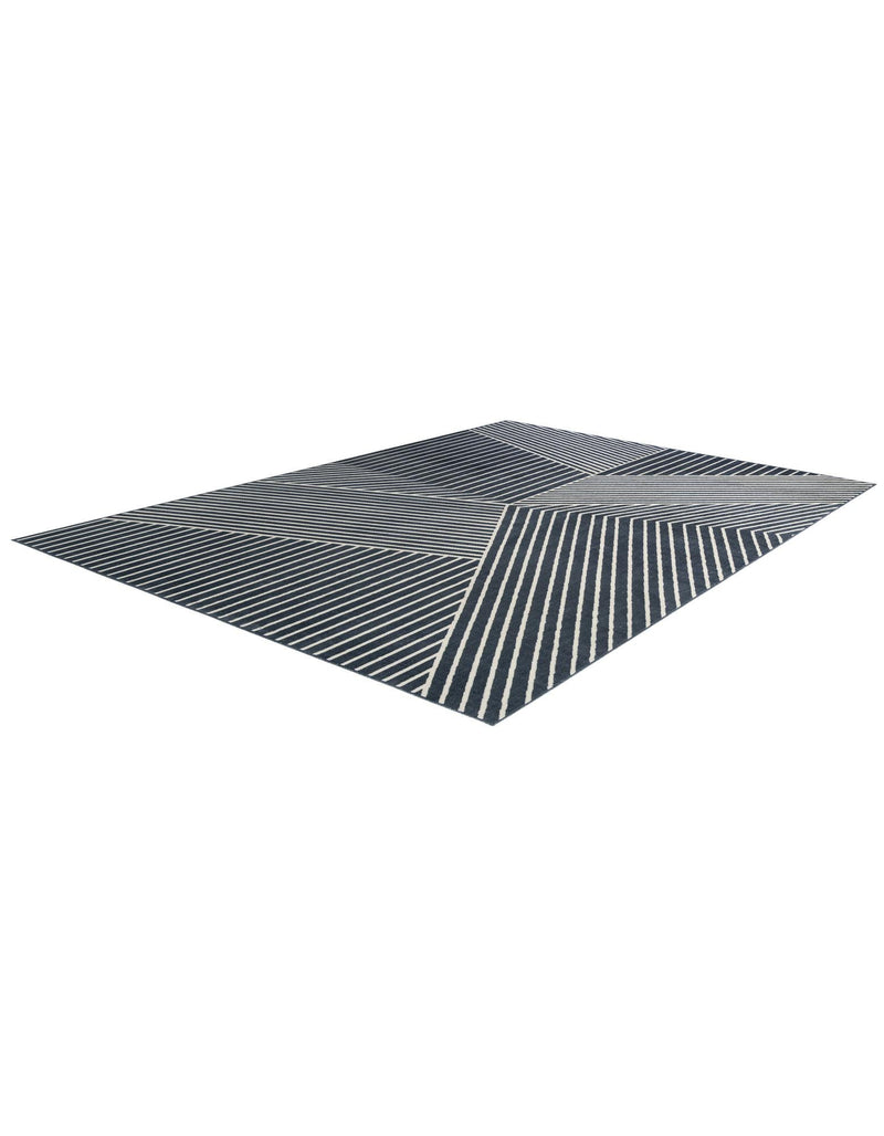 Copenhagen Edge Collection Area Rug -  Osterbro Rectangle Blue  lifestyle 28