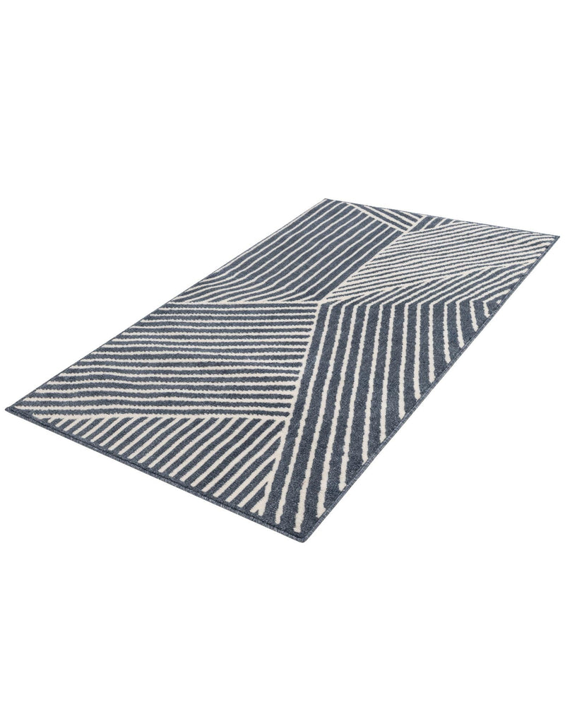 Copenhagen Edge Collection Area Rug -  Osterbro Rectangle Blue  lifestyle 31