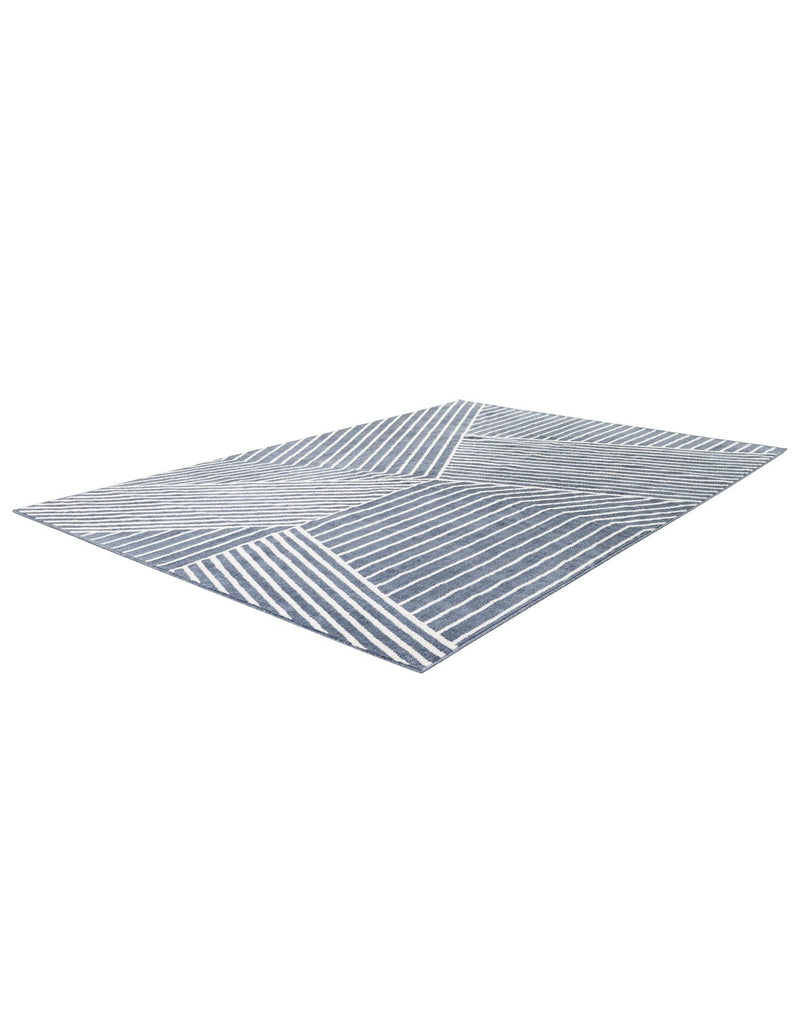 Copenhagen Edge Collection Area Rug -  Osterbro Rectangle Blue  lifestyle 20