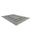 Coastal Terrace Collection Area Rug -  Seashell Rectangle Blue  lifestyle 21